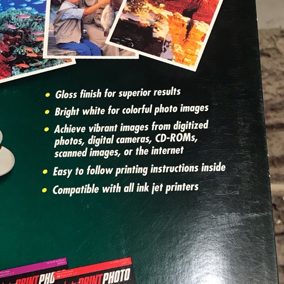 Jet Print 07033-0 New Photo Paper Gloss Finish Medium Weight 20 Sheets 8.5 x 11 - Picture 5 of 7